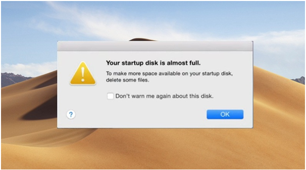 Free space in Mac