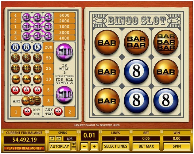How To Play Bingo Slot 5 Line at Rich Casino