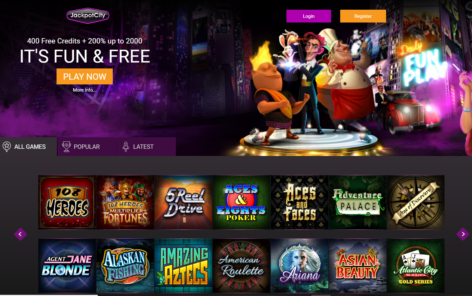 casino for fun online free
