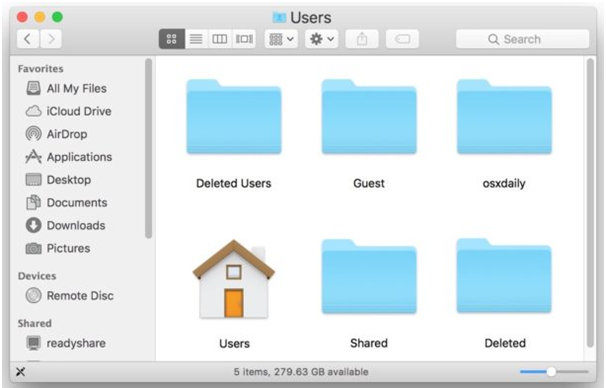 Mac- Rename the home folder