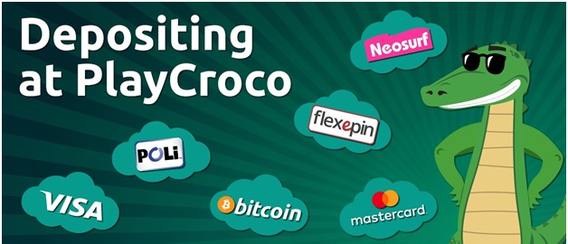 Play Croco Casino- Deposits and withdrawals