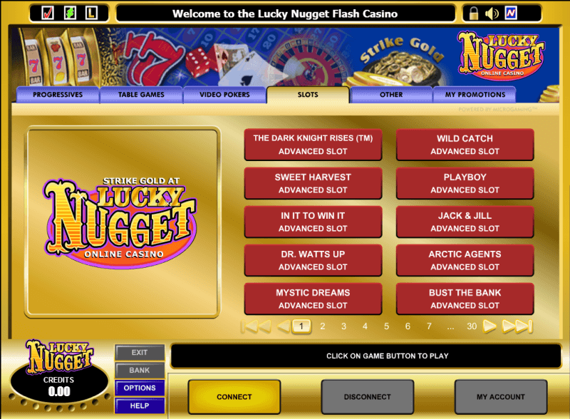 Lucky Nugget Flash Casino
